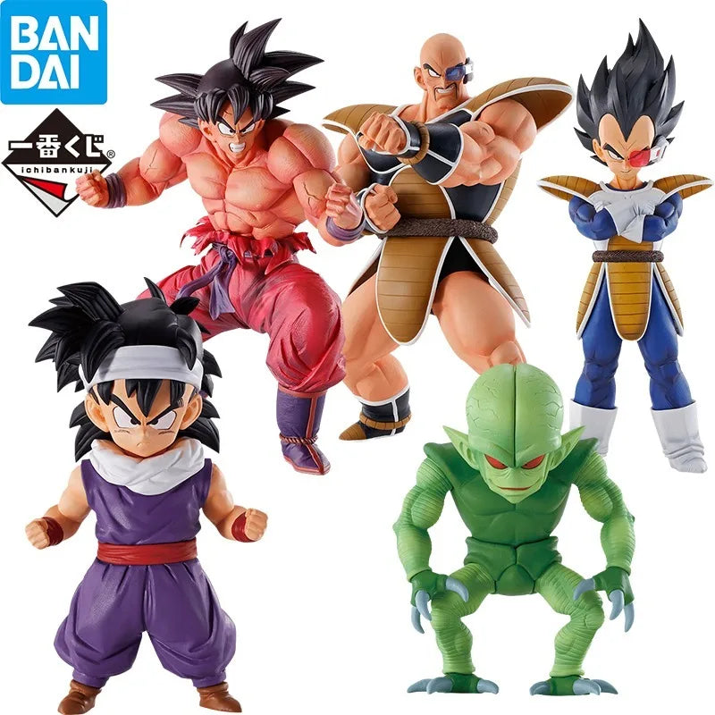 In Stock BANDAI Ichiban Dragon Ball EX Masterlise SP Battle Figure Vegeta Nappa Goku Gohan Saibamen Figure Action Model Toys Gif