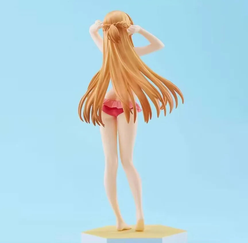 lowest price Japanese original anime figure Yuuki Asuna swimsuit ver  action figure collectible model toys for boys