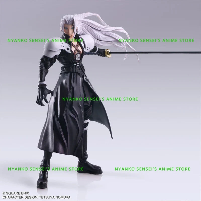In Stock Square Enix Final Fantasy VII BRING ARTS Sephiroth Action Figure Anime Model Toys Desktop Trendy Gift Collectibles