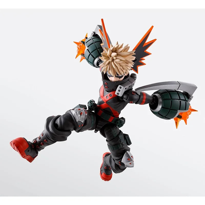 In Stock Bandai S.H.Figuarts My Hero Academia Bakugo Katsuki Figure Anime Action Model Collectible Toys Gift