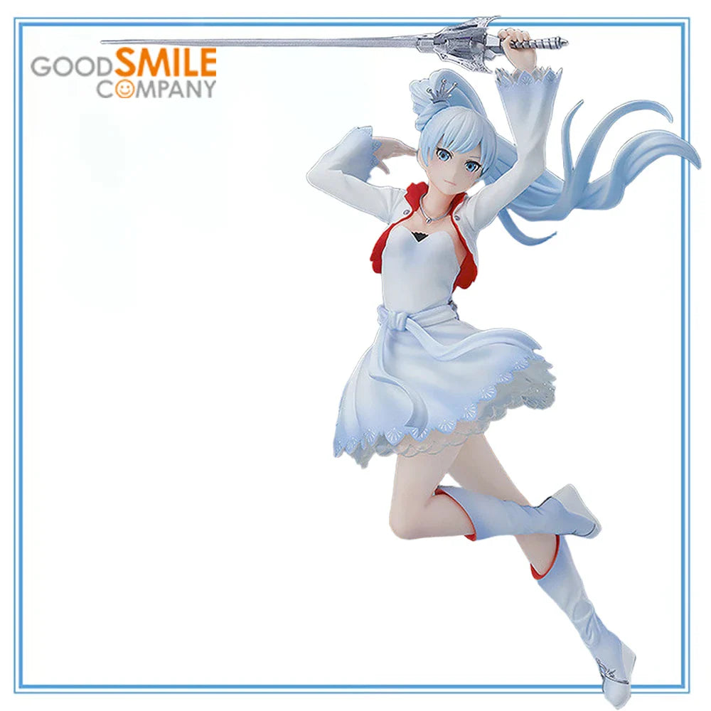 100 % original auf Lager Good Smile Company Pop Up Parade RWBY Weiss Schnee Anime Figuren Sammlerserie Modellspielzeug Bausatz
