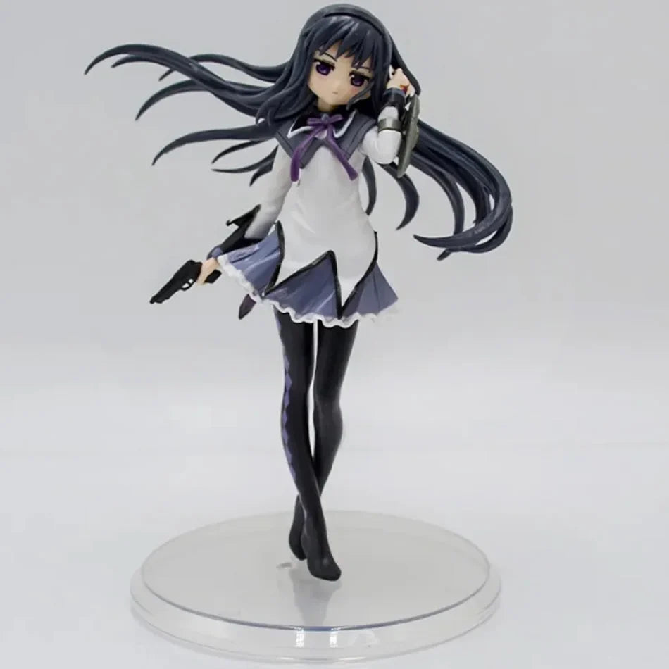 Anime Puella Magi Madoka Magica Figure 17cm Akemi Homura Action Figural Pvc Model Kawaii Decoration Doll Kids Toys