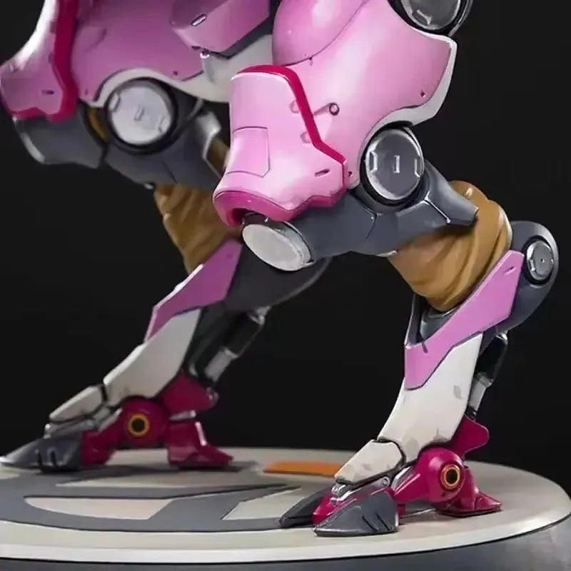 Overwatch Figures Dva Statue Action Figures 26cm Pvc Anime Dva Figurines Collectible Model Toys Ornaments Desktop Gifts Doll Toy