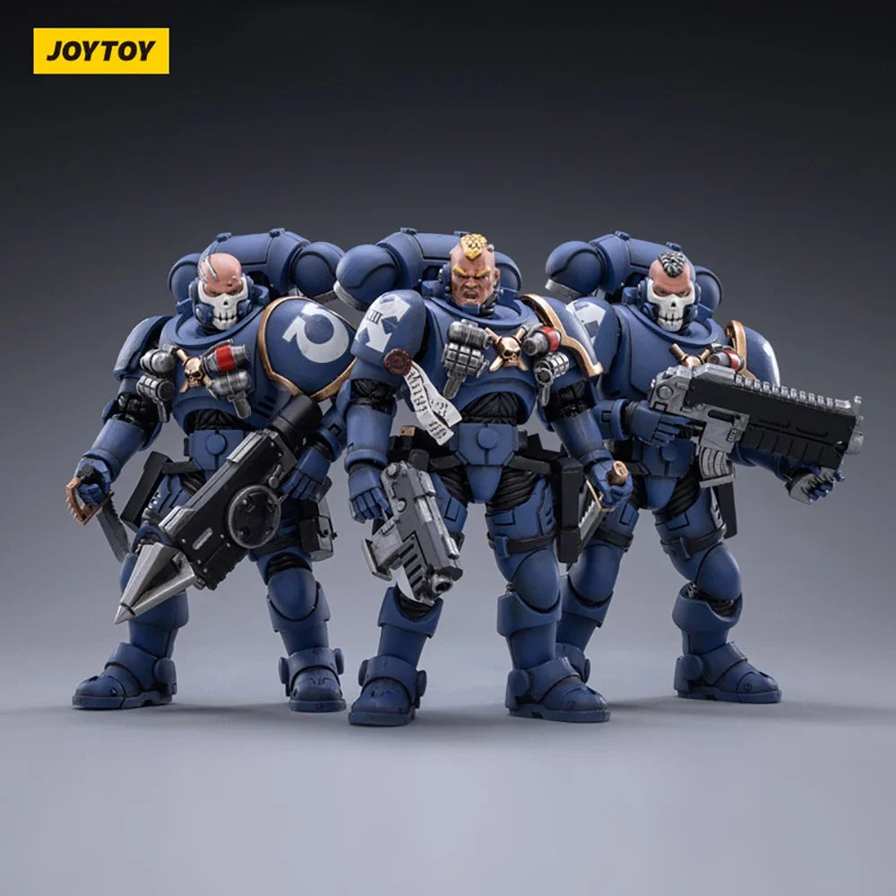 JOYTOY 1/18 Action Figure (3PCS/SET) Primaris Reivers Anime Collection Military Model Action Figures Collection