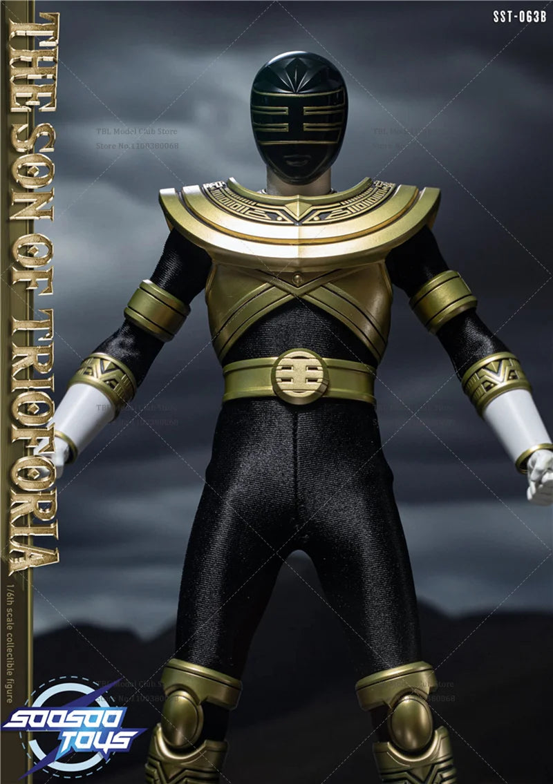 In Stock Soosootoys SST-063B 1/6 Scale Chouriki Sentai Ohranger Gold Warrior 12-inch Full Set Action Figure Male Soldier Toys