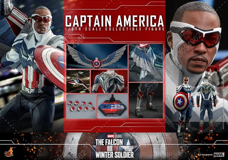 HOTTOYS HT TMS040 1/6 Collectible Toys Falcon 3.0 The Falcon and the Winter Soldier Sam Wilson 12'' Action Figure Model Gifts