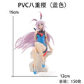 19CM Game Anime MmiHoYo Figure Yae Sakura Cheongsam Sitting Animation Model Toy Gift Collection Decorative Ornaments PVC