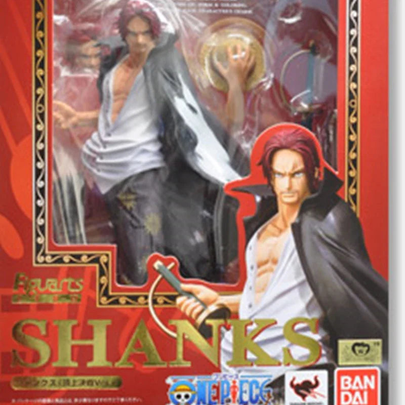 Bandai One Piece Anime Figur Figuarts ZERO Shanks Divine Departure Extra Battle Sammlerstück Modell Actionfiguren Spielzeug Jungen Geschenk
