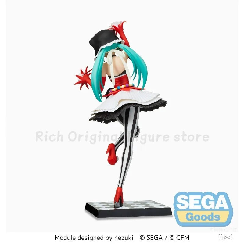 【In Stock】Original SEGA SPM Project DIVA Arcade Future Tone Hatsune Miku Clown Girl Anime Figure Model Toys