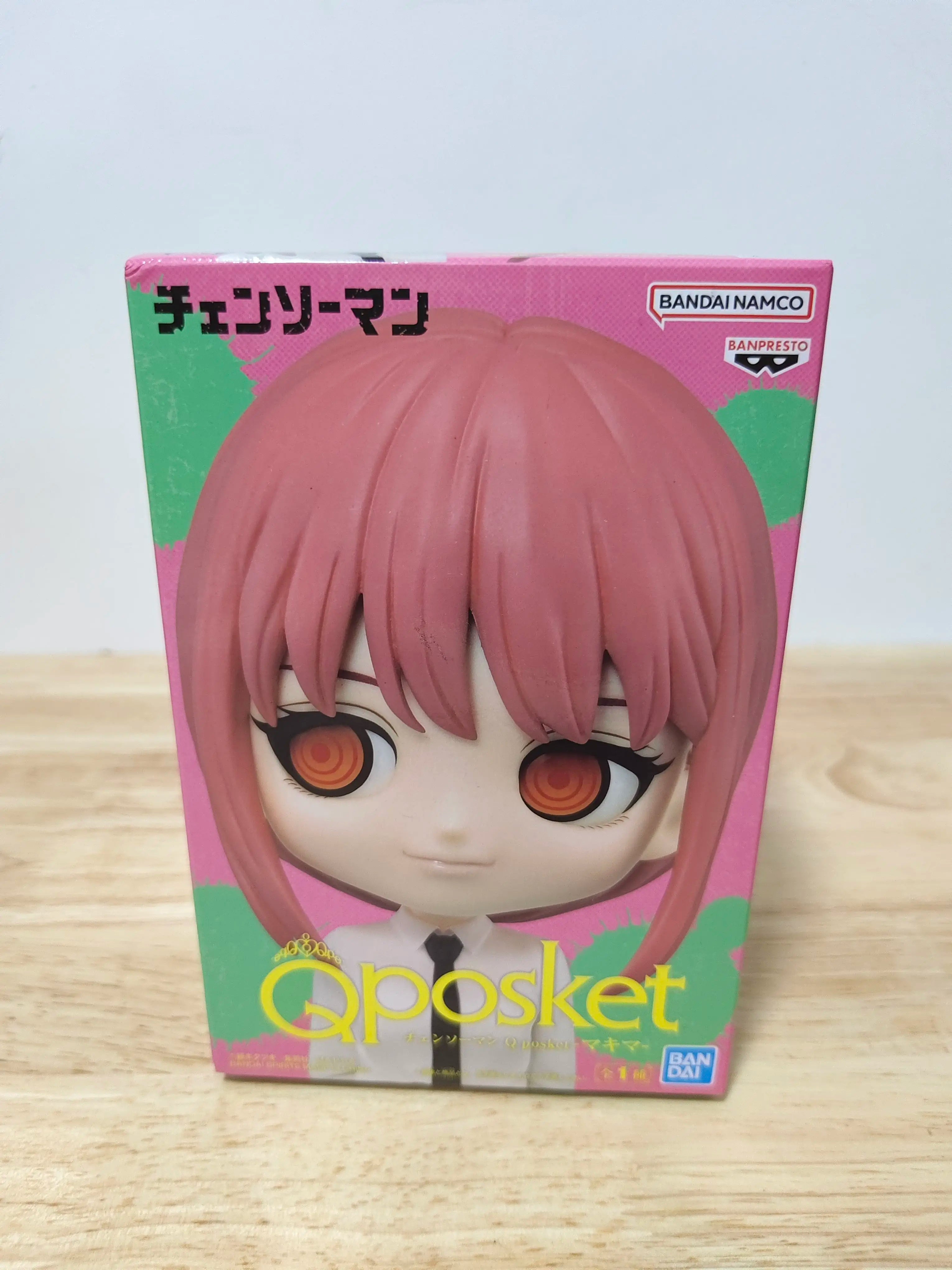BANDAI Original BANPRESTO Q Posket Chainsaw Man POWER MAKIMA Denji Hayakawa Aki Anime PVC Action Figure Model Desktop Decoration
