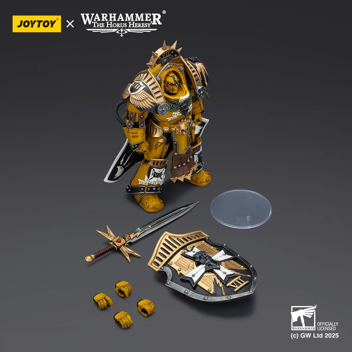 JOYTOY Warhammer 30K Imperial Fists Actionfigur 1/18 Legion Praetor Librarian Konsul Bewegliche Actionfigur Sammlerstücke
