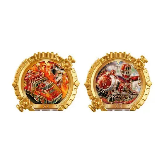 Bandai Genuine DX No.1 SENTAI GOZYUGER TEGASWORD Leon Buster 50 Sentai Ring Figure Toys Gift Collectible Model