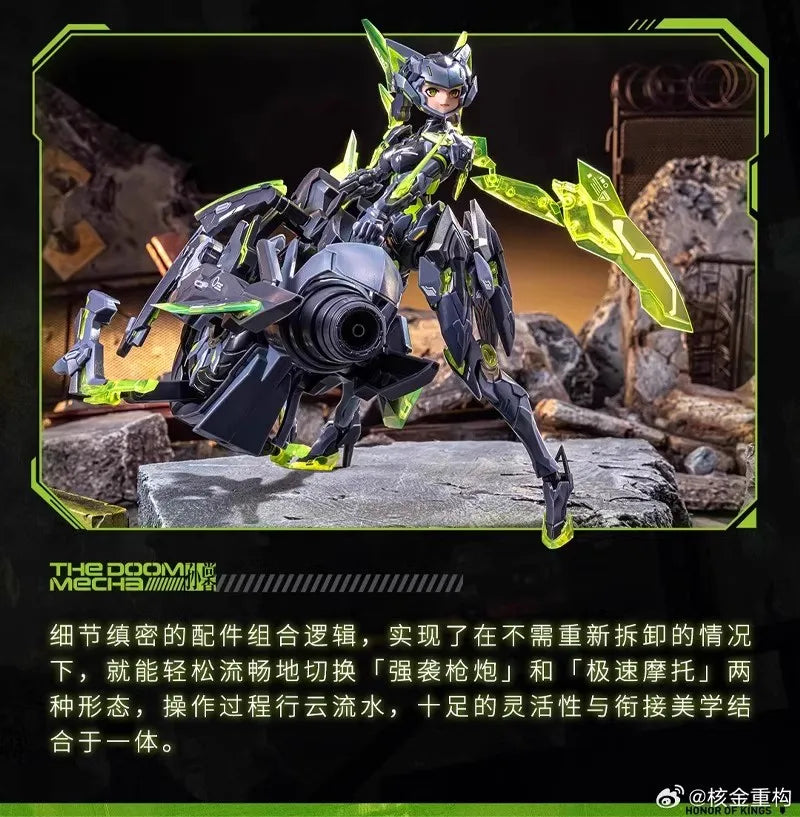 AniMester Original Nuclear Gold Reconstruction and Assembly Series Sun Shangxiang1/12 Anime Action Figure Assembly Model Toys