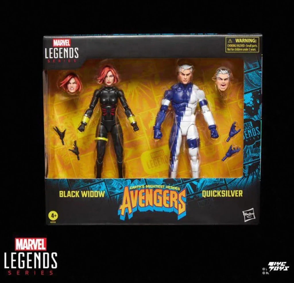 【Vorverkauf April 2026】Neue Original Hasbro Marvel Legends Serie BLACK WIDOW/QUICKSILVER Actionfiguren Geschenk Spielzeug Modell