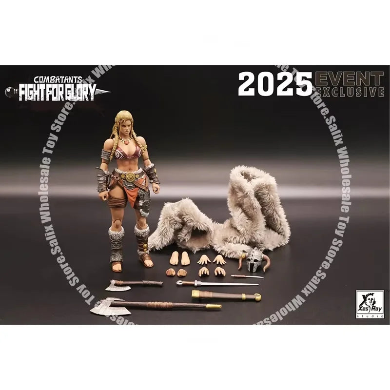 In Stock XesRay Fight For Glory 1/12 Action Figure Combatants 2025 Event Exclusive Gold Hildr Anime Model For Gift Model Toys