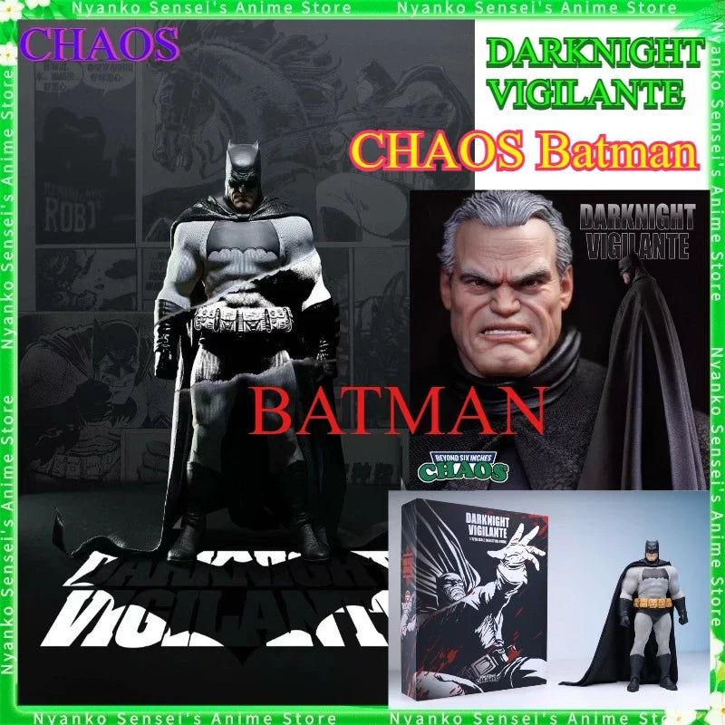 CHAOS 002 Batman DARKNIGHT VIGILANTE The Dark Knight Returns 1/12 Soldier Action Figure Anime Models Toy Doll Collectible