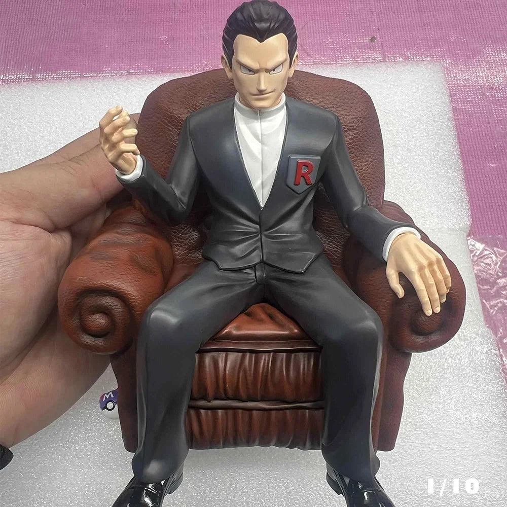 Pokemon Giovanni GK 1/10 Resin Anime Action Figure Model Toys Gift for Birthday