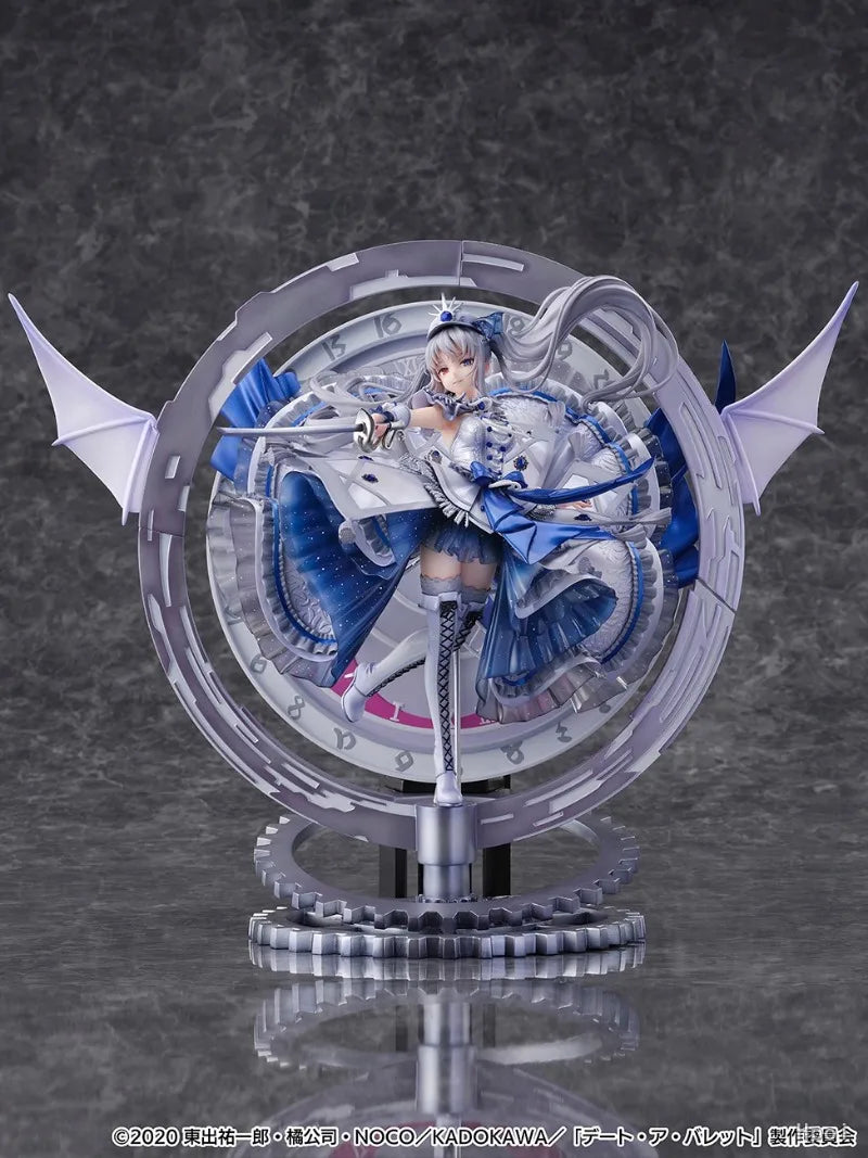 SSF Original:DATE A LIVE Tokisaki Kurumi White Queen Royal Dress PVC Action Figure Anime Figure collectible Model Toys Doll Gift