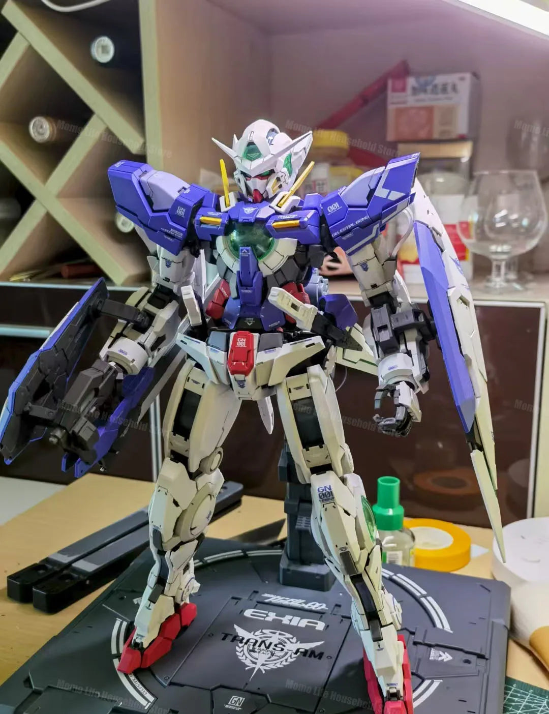 In Stock DABAN PG 1/60 GN 001 Exia Assembly Model Kits Plastic skeleton Kits Anime Action Figure Robot Plastic Model Gifts Toys