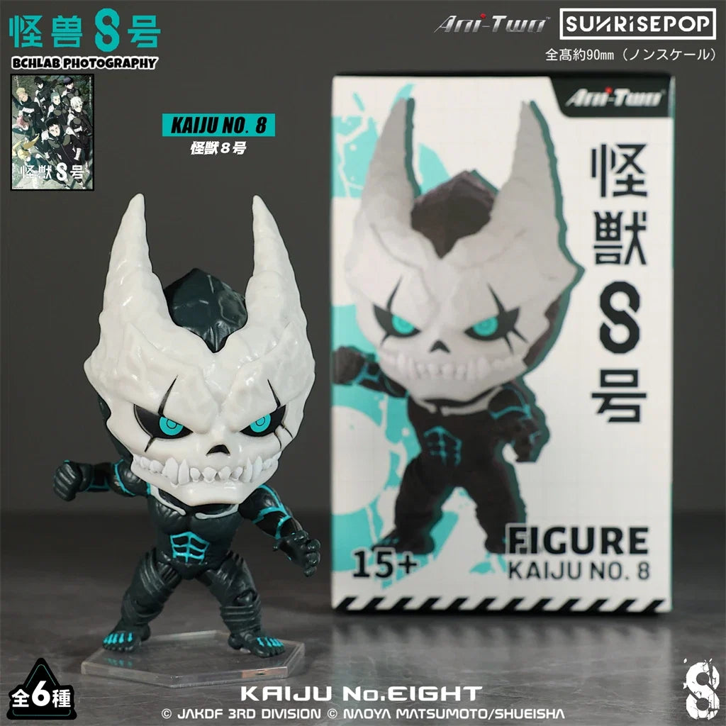 Beast No. 8 Q-version Action Figure Two-dimensional Anime Figures PVC Model in-vehicle Ornament Holiday Gifts Model Toys