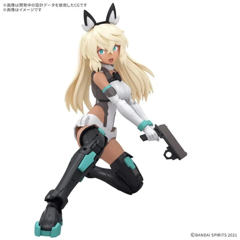 Bandai Original Genuine 30MS Model 30 Minutes Sisters SIS-H00 Sestie Color C Mecha Girl Assembly Models Toys Action Figures Gift