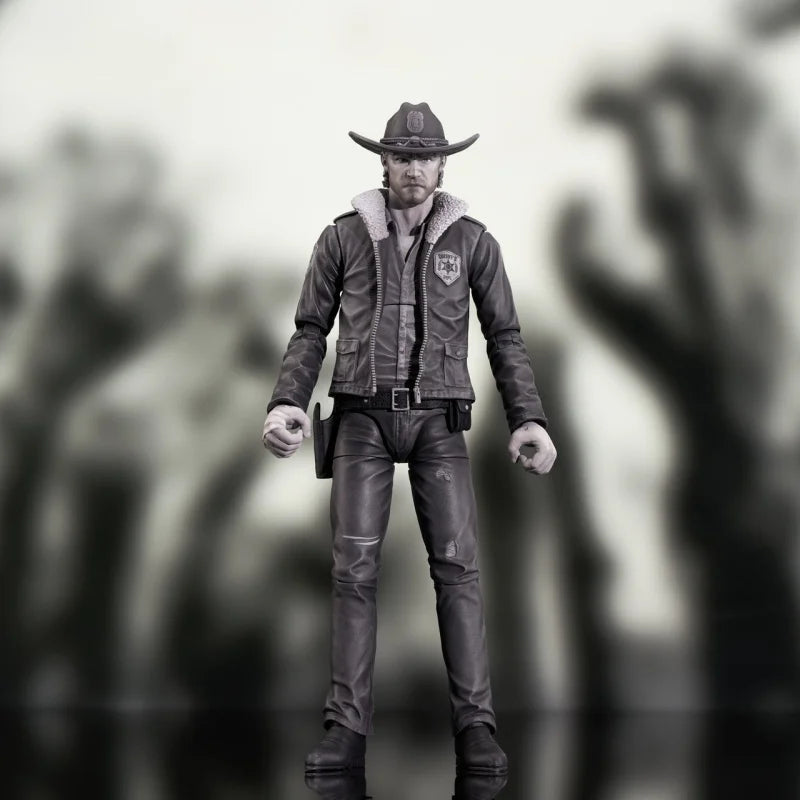 Diamond Select Toys Walking Dead Rick And Michonne Action Figure - Collectible Movable Doll Comic Version Genuine Puppets