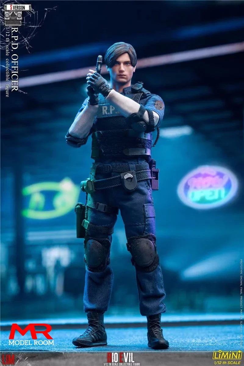 LIMTOYS LiMiN 1/12 Police Officer Action Figure 6'' Male Soldier Figurine Model Full Set Collectible Toy
