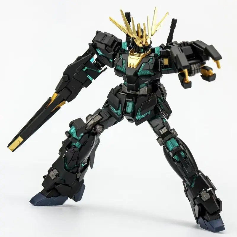 HG 1/144 Unicorn Mourning Banshee Assembly Model Kit Action Figures Plastic Toys Model Desktop Decoration Boys Surprise Gifts