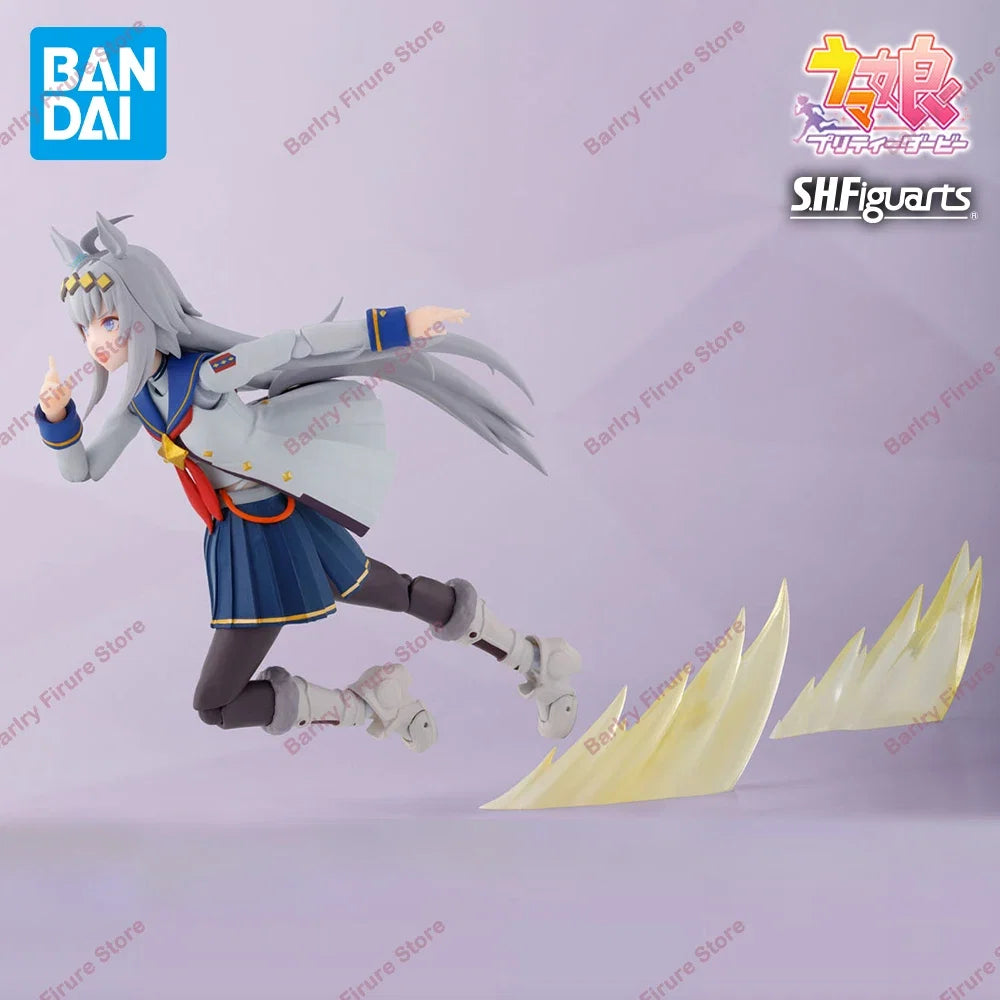 Original Genuine BANDAI S.H.Figuarts SHF Horse Racing Lady Tamamo Oguri Cap Figure Anime Figure Premium Boxed Model Kit Toys
