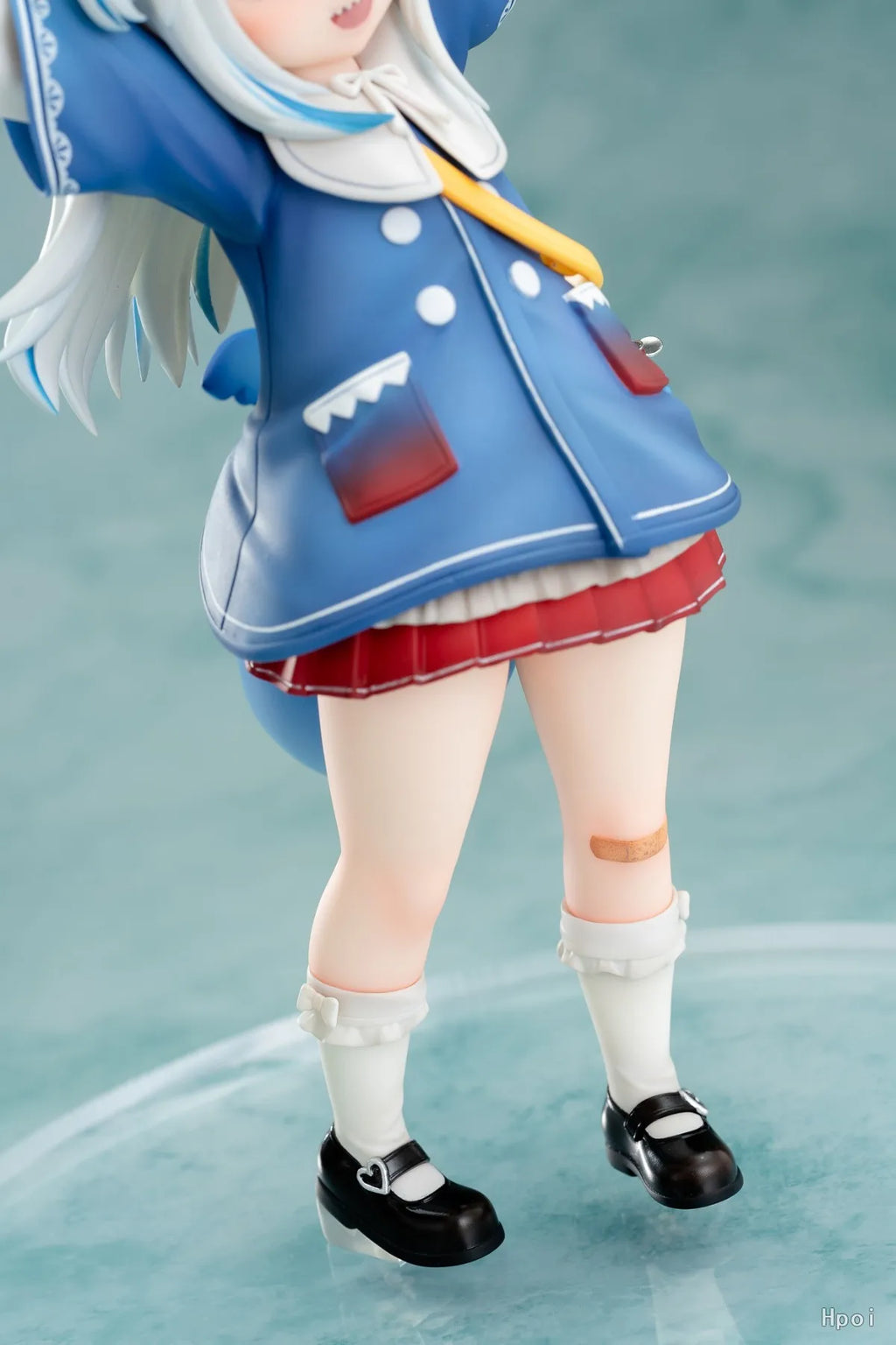 17CM Anime Figure Hololive Gawr Gura Kindergarten Action Figure Blue Shark Costume Cosplay Kawayi Cute Model Doll Toys Gift