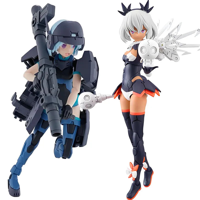 Bandai Original 30 MINUTE SISTERS SIS - Ac65n POWER PALYTON&SIS - M00 ILSHANA Figure Assembly Model Toys  Model Gifts for Boys