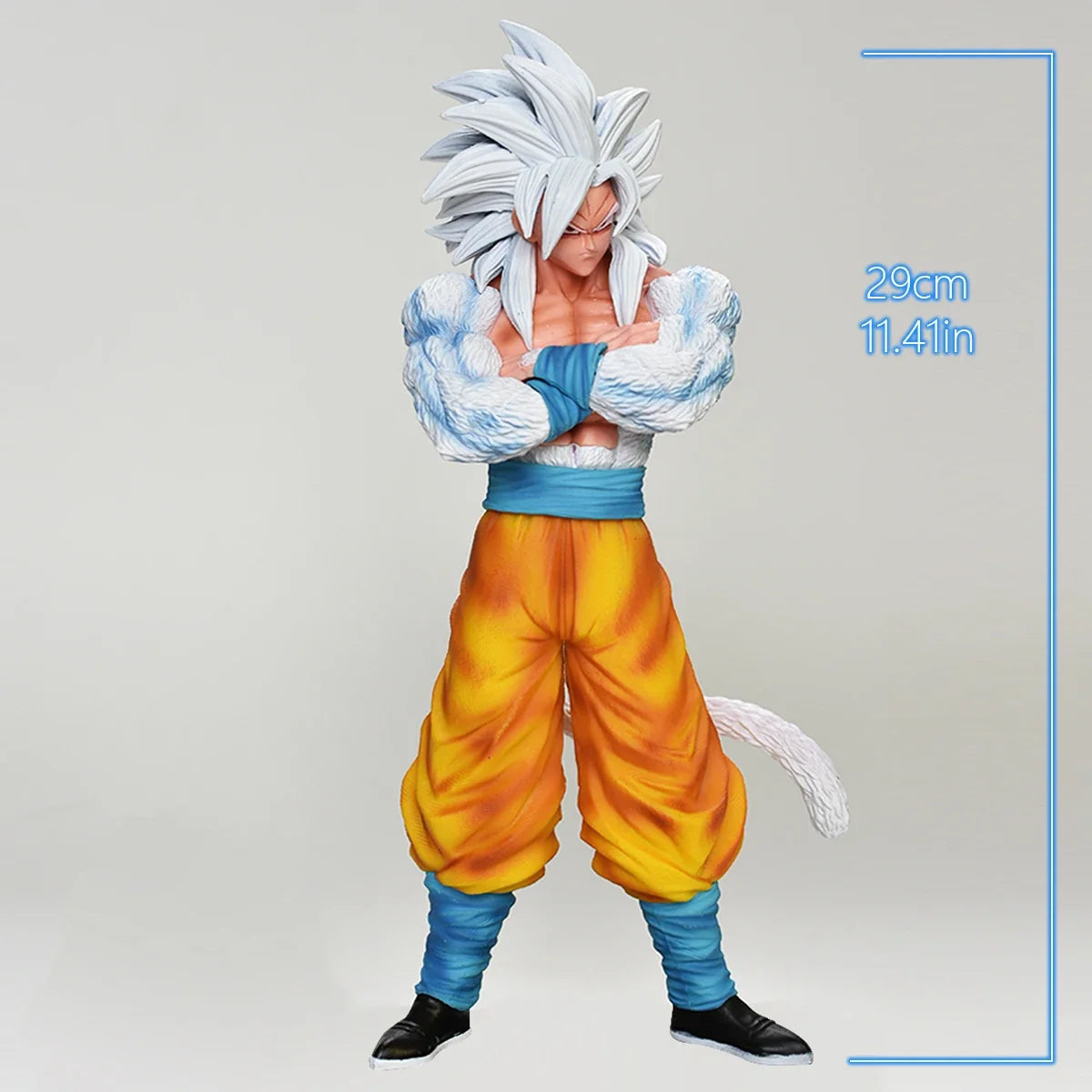 29cm/11.4in Anime Dragon Ball Z Figure Goku Super Saiyan 4 Action Figure Collectible Model Statue Toy Gift