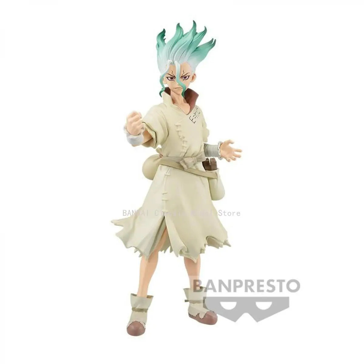 Special In Stock Original Bandai Banpresto Dr.stone Ishigami Senku Asagiri Gen Kohaku Figure Anime Genuine Boxed Model