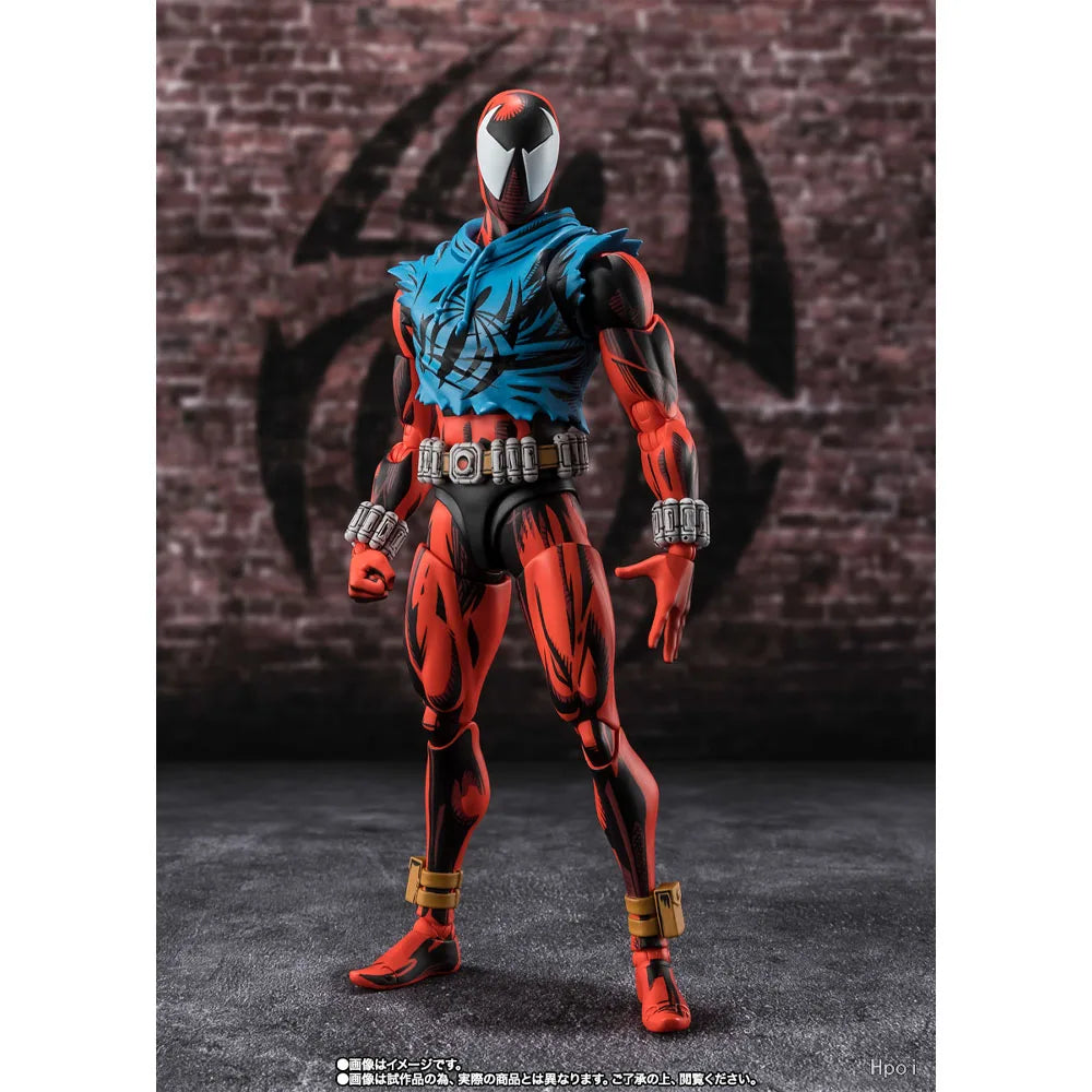 100% Authentic In Stock Genuine Bandai S.H.Figuarts Scarlet Spider Spider-Man: Across the Spider-Verse Action Figure Model Toy