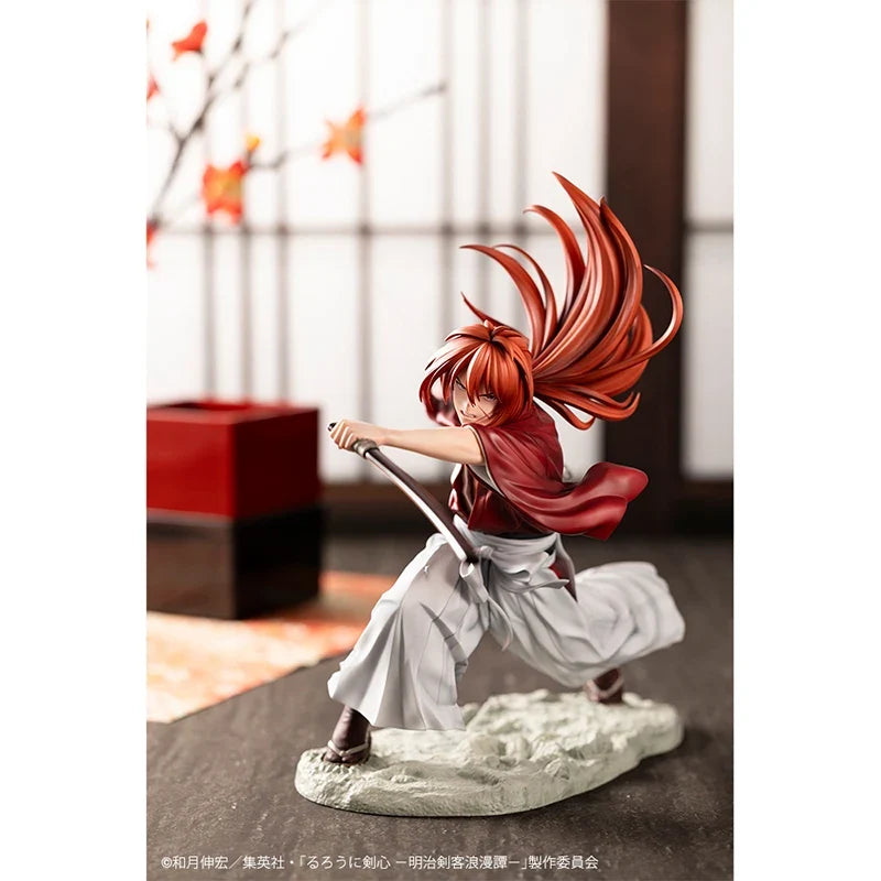In Stock 100% Origina Kotobukiya PV152 Rurouni Kenshin Artfx J Kenshin Himura 1/8 Pre-Painted Anime Action Figures Model Toys