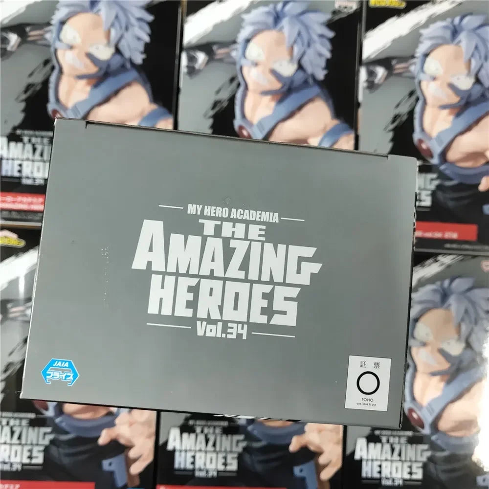 Original Bandai My Hero Academia DXF Tetsutetsu PVC Action Figures Boku No Hero Academia Collect Ornaments Figure Model Toys