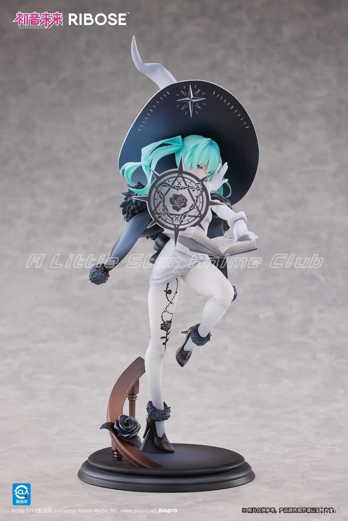 In Stock Original RIBOSE RISE UP Piapro Hatsune Miku Fantasia Witch 1/8 Anime Figure Collection Model