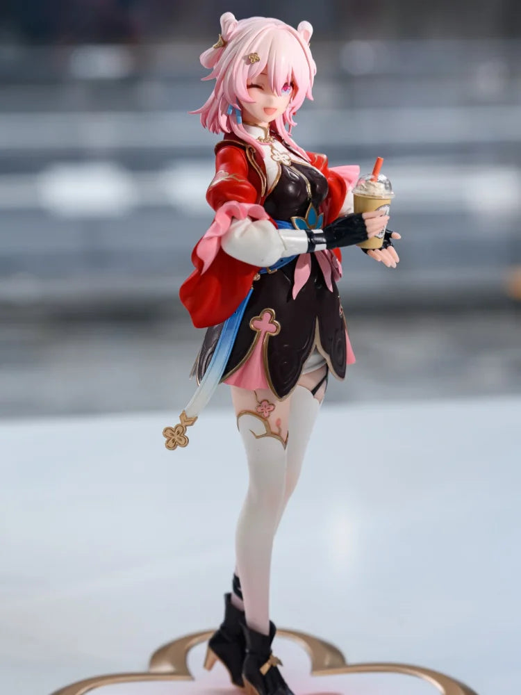 Original Myethos Gift March 7th 20cm 1/8  Honkai:Star Rai  Game Action Anime Figure Model Kawaii Ornament Statue Xmas Gifts