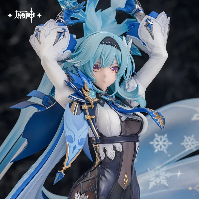 Genuine Genshin Impact Figure Eula The Swirling Dance Of Waves 1/7 Action Figurine Pvc Model Statue Toys Ornament Xmas Gifts
