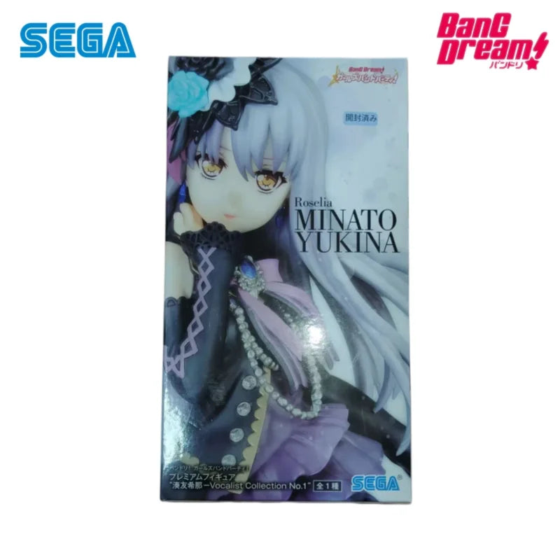 In Stock Sega Original Bang Dream! Minato Yukina Action Figure Model Doll Brand New Boxed Toys Model Garage Collectible
