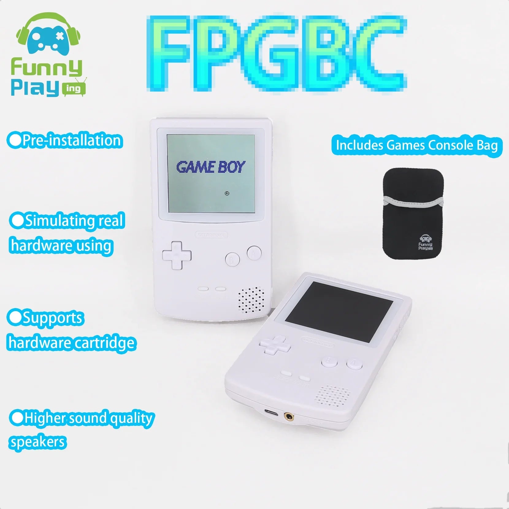 FPGBC Console Real Hardware GBC Game Console Clone