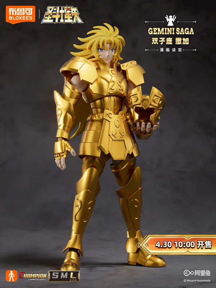 2026 neue echte Blokees Saint Seiya Spielzeuge Phoenix Ikki Actionfigur SAGA Goldener Saint Bausatz Champion Klasse Geschenke