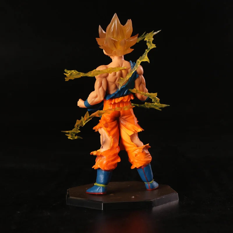 18CM Anime Figure Dragon Ball Z Super Saiyan Son Goku Action Figure Model Toy Collectible Model Doll Ornament Kids Children Gift