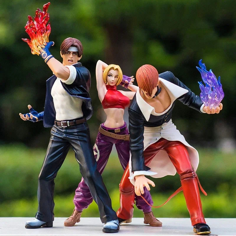 THEKINGOFFIGHTERS Action Figure Kyo Kusanagi Iori Yagami Mari Angel Game Model Ornament Toys Children Gifts