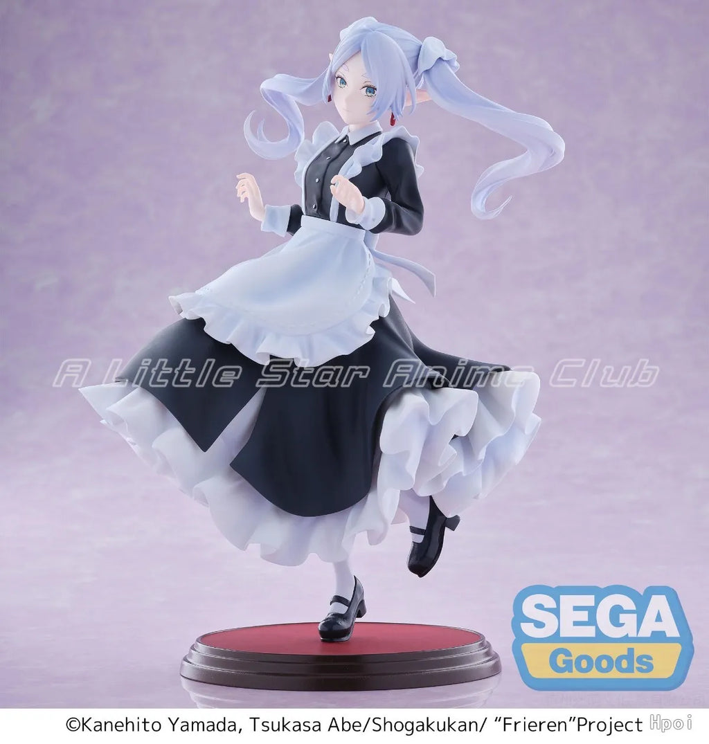 In Stock Original SEGA Luminasta Frieren:Beyond Journey's End Maid Outfit Animation Figures Model Collection Ornaments Toys