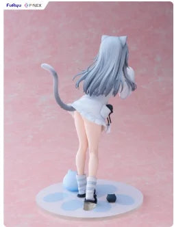 '-In Stock Original F:NEX Nacho Cat 22cm Anime Decorative Cute Figure 1/7 Statue Model Collection