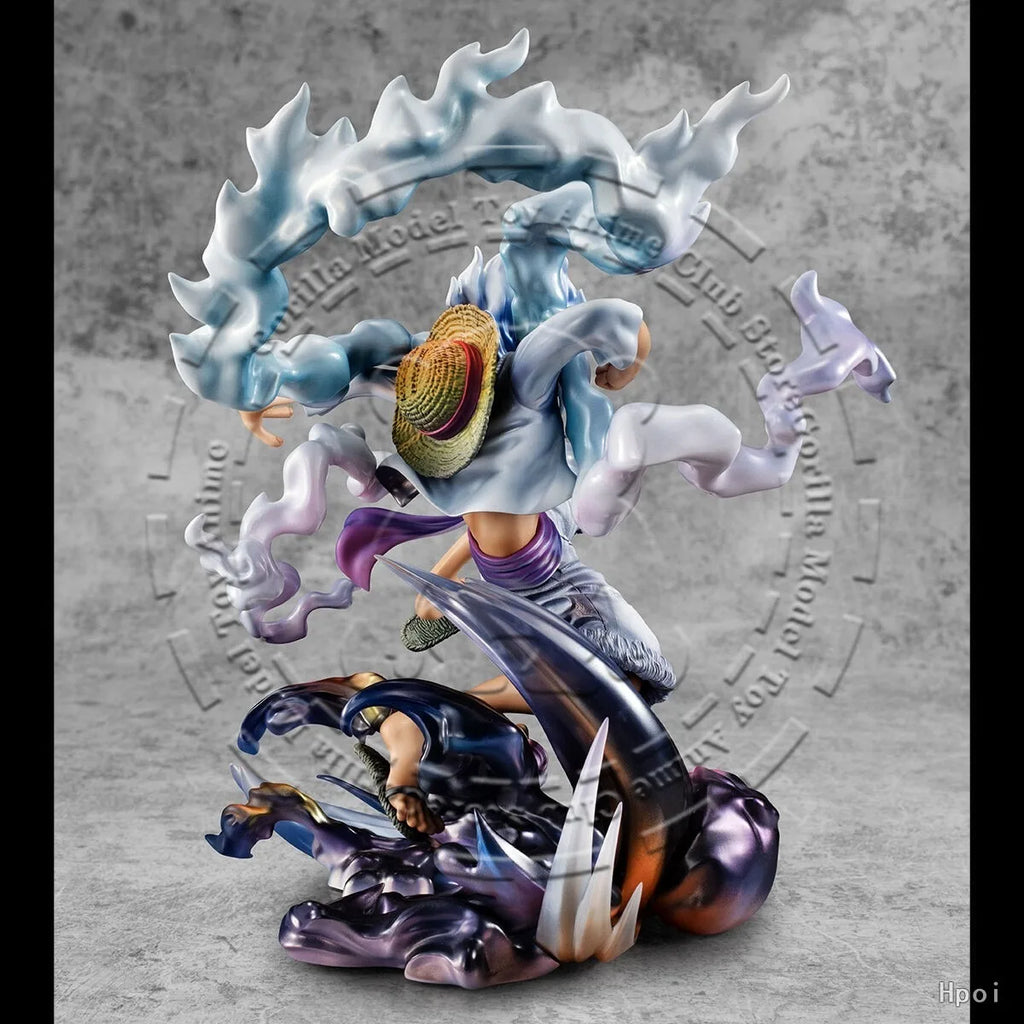 In Stock Original Genuine MegaHouse POP ONE PIECE Monkey D. Luffy 230mm Portrait of Pirates Figure Statue Collectible Toy Gift