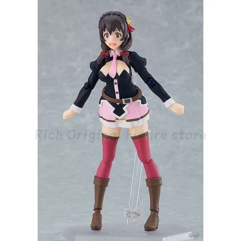 [In Stock] Original Max Factory Figma#531 Kono Subarashii Sekai Ni Shukufuku O! Yunyun Anime 1/12 Action Figure Model Toy