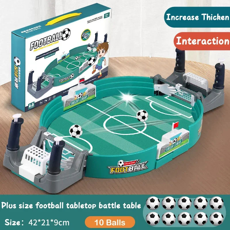 Mini Table Soccer Game Portable Desktop Football Board Game Soccer Tables Interactive Family Kids Sports Toy for Friends Party