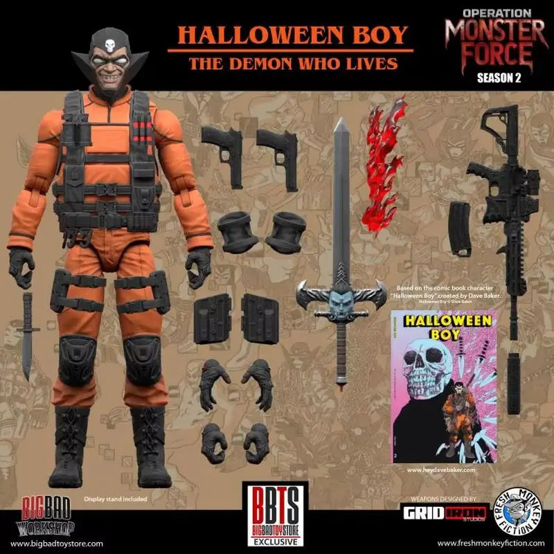 Original 16cm Fresh Monkey 1/12 Monster Force Season 2 Sleepwalker Custom Donner 6 Zoll Sammlerstück Modell Spielzeug Actionfigur